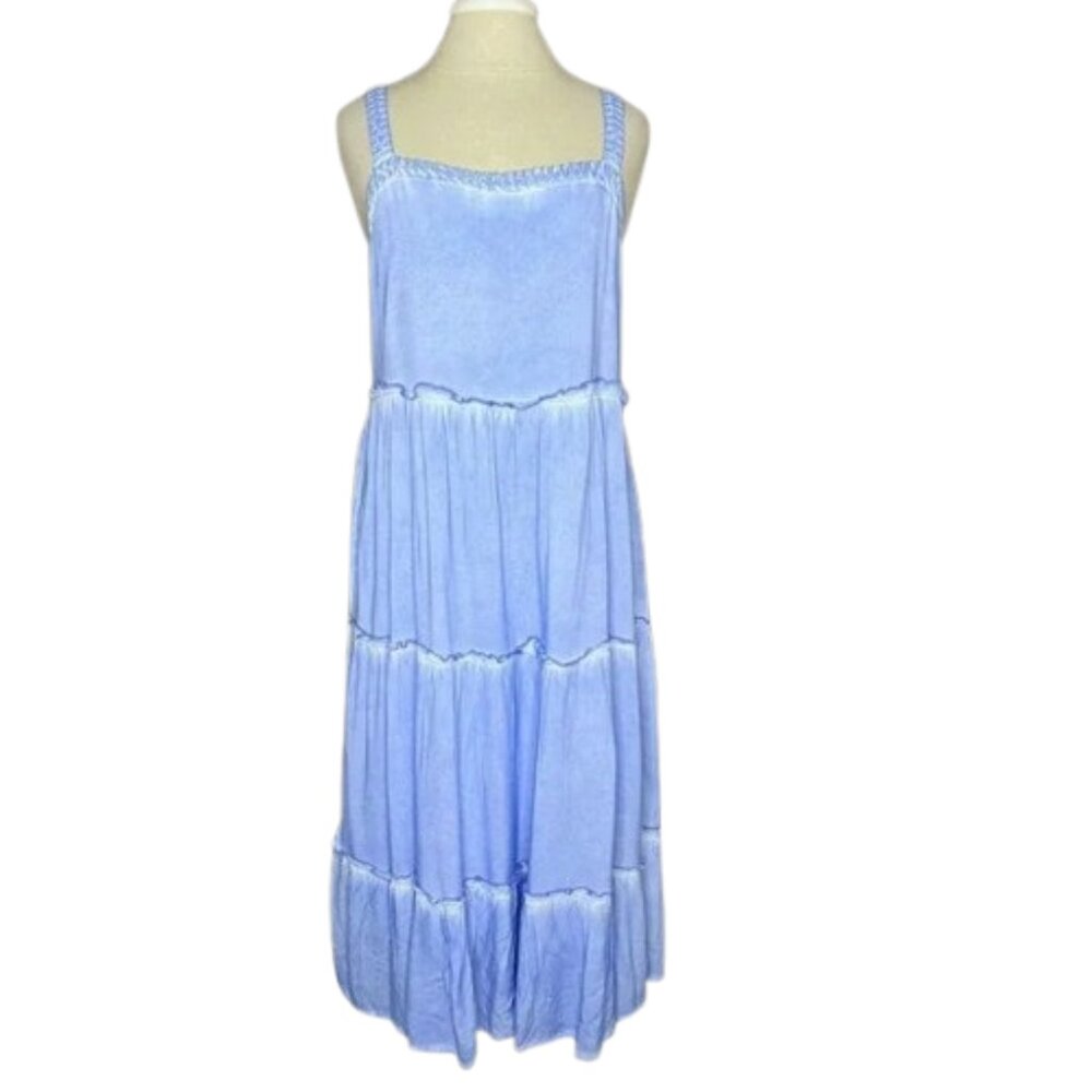 Anthropologie Saturday Sunday Nell Tiered Midi Dress - Picture 4 of 11